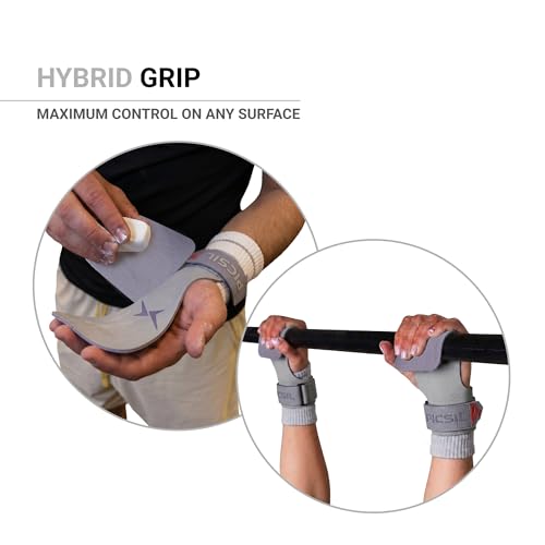 PICSIL Heron Grips Hybrid Use with or Without Chalk - Fog / G+ Variation