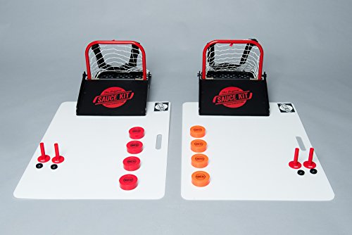 Hockey Sauce Kit - Original & Full Training & Trick Shot Kit w/ Goals & Pucks