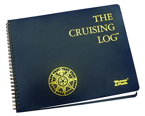 Cruising Log Book for Boating & Yachting - Waterproof Spiral Notebook with Guest Registry