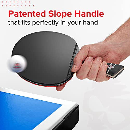 Men's Professional Carbon Fiber Ping Pong Paddle - Control & Spin, Hard Case