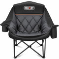 Overmont Oversized XL Camping Chair Black 500 lb Support Heavy Duty Adults
