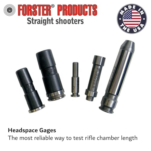 Forster 6.5 Creedmoor Headspace Gauge Set GO & NO-GO for Rifle Chamber Testing