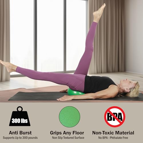 12-Piece Small Pilates Exercise Balls Set with Mesh Bag - 9 Inch