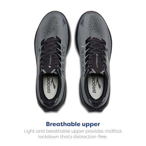 Brooks Men’s Hyperion 3 Neutral Running Shoe - Primer/Ebony/Oyster, Size 12