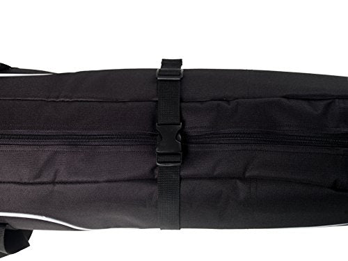 Athletico Diamond Trail Padded Ski Bag - Black 185cm Ski Travel Case