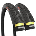 Black 700x38c Gravel Bike Tires Foldable Anti-Puncture 40-622 Set