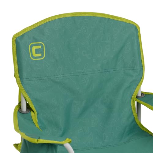 Teal Meadow 2 Pack Folding Camping Chair with Cupholder - Durable Indoor & Outdoor Seat