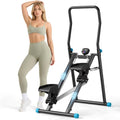 MOMODA Vertical Climber Stair Stepper for Home Workout - Blue