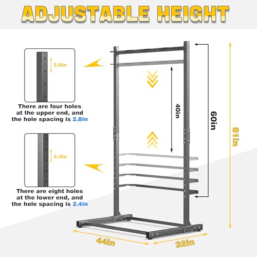 Freestanding Bike Rack for 4 Bikes - Vertical Garage Storage Stand