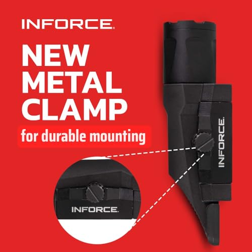 Inforce Gen 3 WML White Light with 450 Lumens & Focused Beam (Black)
