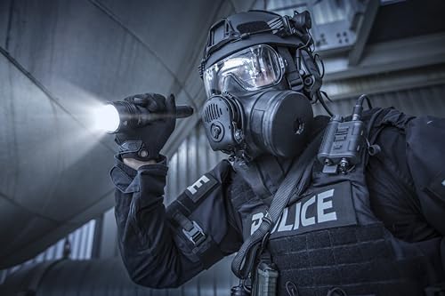 High-Output Tactical Flashlight 3500 Lumens Long-Range Waterproof