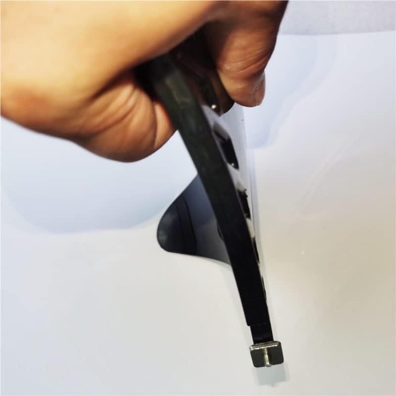 4.6 Inch Soft Flex Surf Fin Orange & Black for Surfboards & SUP Paddleboards - No Tool Screw - Variation: Orange