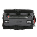 Titan Zipperless HardBody Cooler - Keeps Ice 2 Days, 48 Cans, Sharkskin Gray