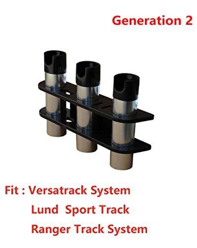 Brocraft 3-Rod Boat Track Storage Holder for Lund Ranger Versatrack System