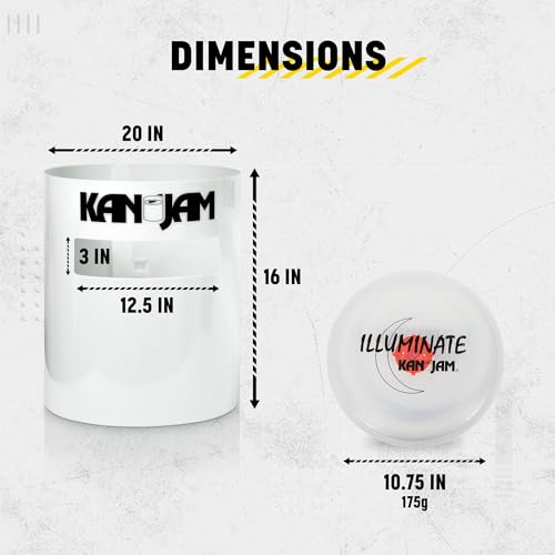 Kan Jam Illuminate LED Disc Toss Game - Outdoor Party & Night Play
