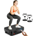 AXONFIT Black Vibration Plate Exercise Machine - Whole Body Fitness