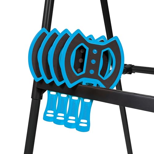Outdoor Axe Throwing Game Set with 8 Foam Axes – Backyard Yard Game for Adults & Family