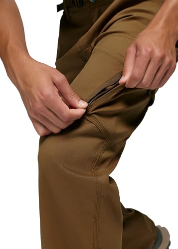 PrAna Stretch Zion Pants 36W x 32L Sepia Outdoor Durable Activewear