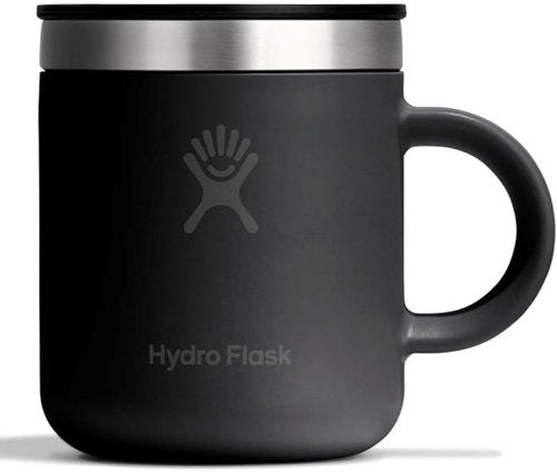 Hydro Flask Coffee Mug - Insulated Stainless Steel, Non-Spill Travel Mug | 6 Oz Tonal Black