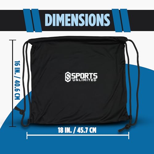 Sports Unlimited Football Helmet Bag Black - Helmet Storage for Football, Hockey, Ski & Snowboard Helmets