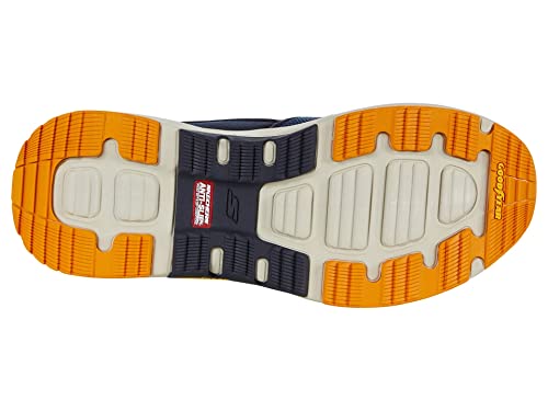 Skechers Men's Go Walk Outdoors Andes Sneakers 10.5 Navy Yellow - Water-Resistant Trail Shoes