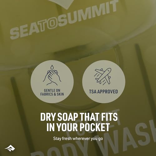 Travel Pocket Body Wash 3-Pack - Biodegradable Soap Leaves for On-the-Go Hygiene