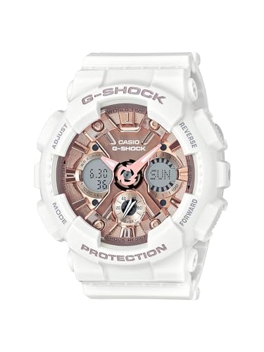 Casio Women's G-Shock Analog-Digital White Watch 200M Water-Resistant Quartz