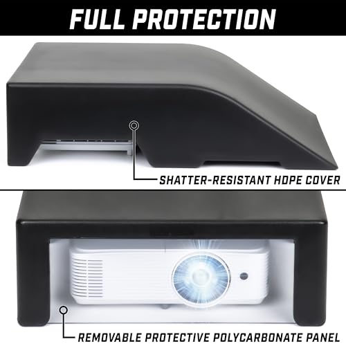 GoSports Golf Simulator Projector Cover - Floor-Mounted LED Enclosure