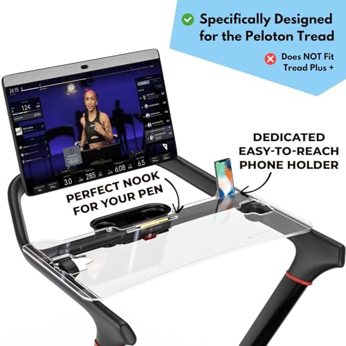Selina Laptop Tray for Peloton Tread - Treadmill Desk & Phone Holder