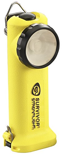 Streamlight Survivor 175-Lumen Right-Angle Flashlight - Yellow, Non-Rechargeable, One Size