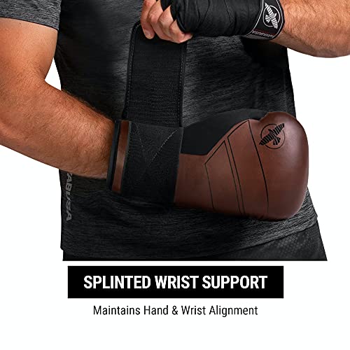 Hayabusa S4 Leather Boxing Gloves - 16 oz Brown Training Gloves