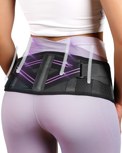 XX-Large Sacroiliac Belt for Women with Extra Support Stays - Violet