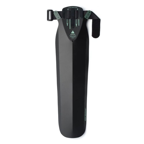 Ass Savers Speed Mullet Clip On Front Mudguard/Fender, Regular for 23-47mm Tires, Cable Routing, Single 2-in-1 Velcro Strap, Easy Mounting Within Seconds