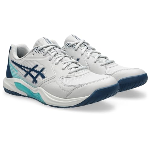 ASICS Men's Gel-Dedicate 9 Pickleball Tennis Shoes 10.5 Concrete Mako Blue