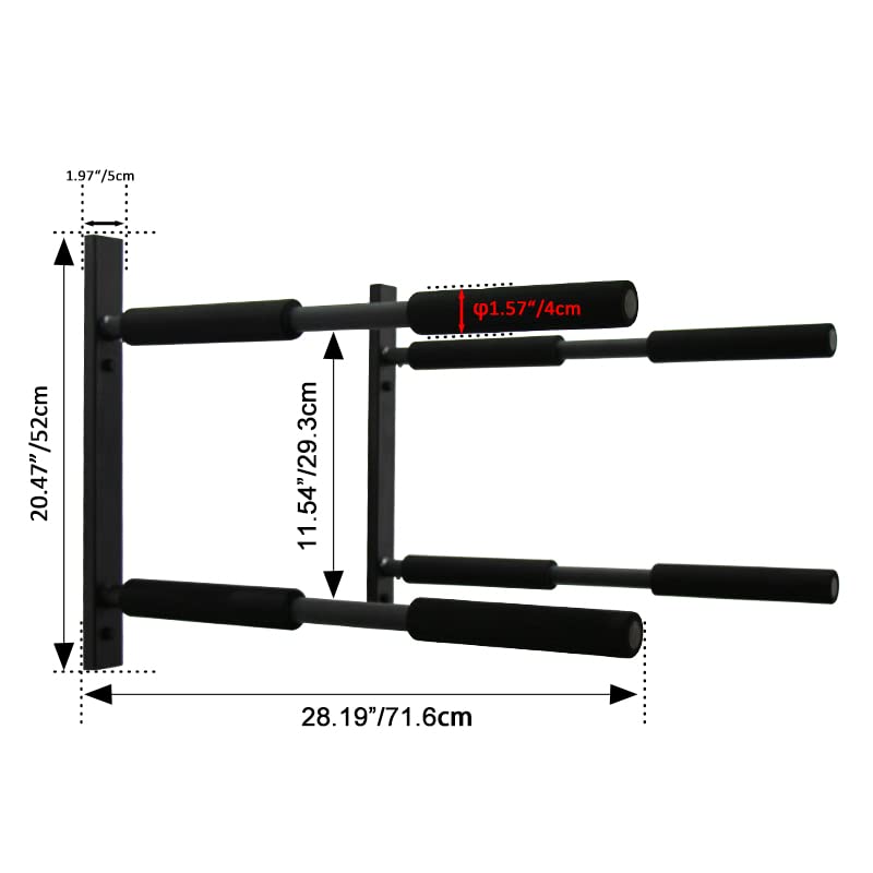 Heavy Duty Wall Mount Surfboard & Paddle Board Rack - Holds 2 Boards