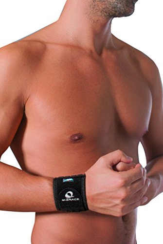 Wrist Support Brace - Adjustable for Light Traumas and Minor Injuries - Regular, Black