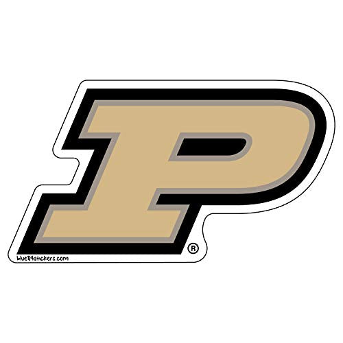 Purdue Boilermakers Vinyl Sticker Set - 3-Pack 6 Inch Decals with Team Logo