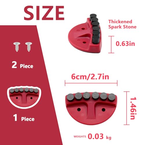 Skateboard Spark Plate with Foot Pressure Slider - Friction Spark Tool
