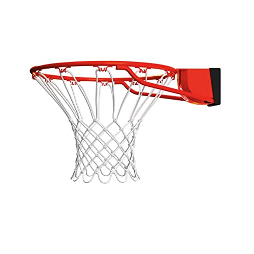 Breakaway 18-Inch Steel Basketball Rim with Net - Pro Slam Red, Indoor & Outdoor