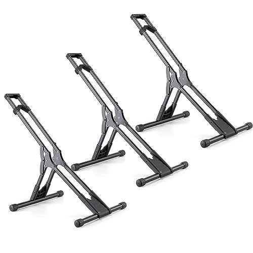 CHEPARK 3 Bike Floor Stand Rack - Indoor Bicycle Storage for 20-29" Mountain & Road Bikes