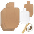 30x18 Inch Shooting Targets Pack of 100 with Pasters - Durable Cardboard Range Practice