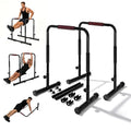 VHUNLUN 2-in-1 Heavy Duty Dip Bars for Home Gym, Adjustable Calisthenics Station, 800LBS Capacity