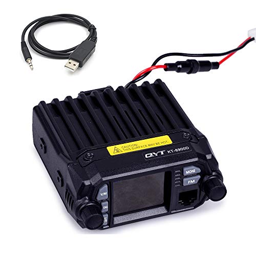 Dual Band 25W VHF/UHF Mobile Ham Radio Transceiver with LCD Display