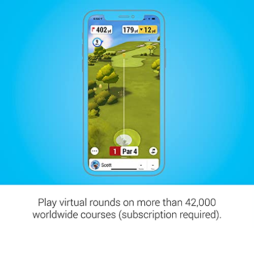 Portable Golf Launch Monitor with 10-Hour Battery - Indoor & Range Practice