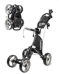 Caddytek Superlite 4 Wheel Golf Push Cart Explorer Dark Grey