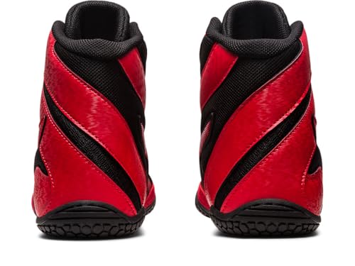 ASICS Men's MATCONTROL 3 Wrestling Shoes - Black/Classic Red, Size 10