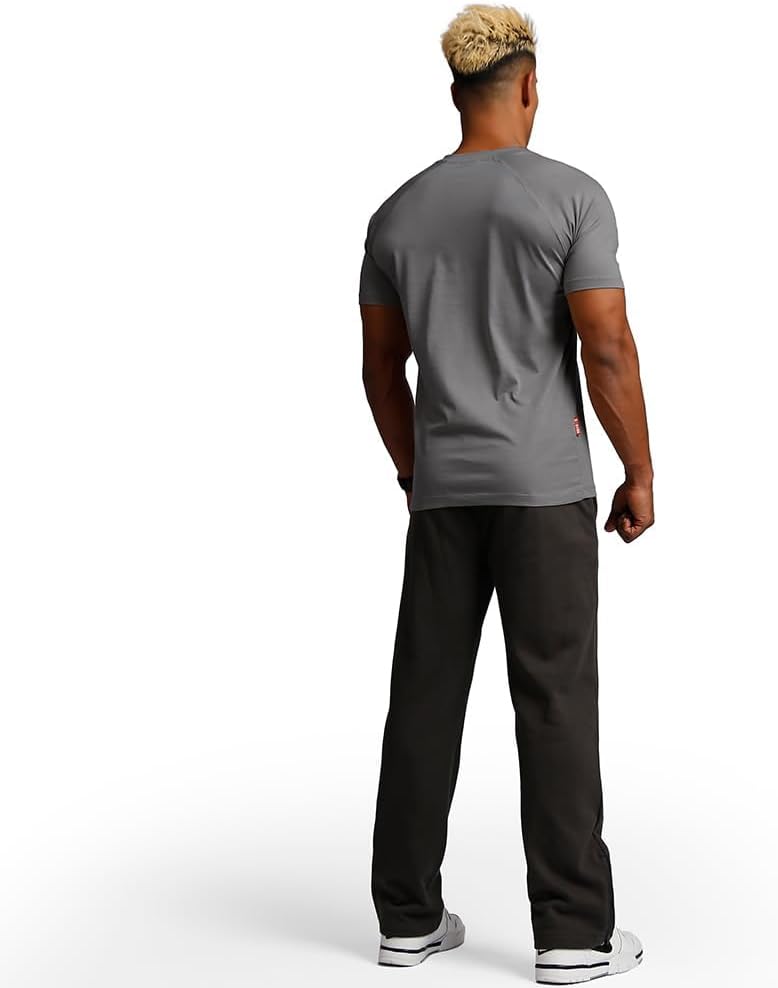 Skiennix Men's Athletic T-Shirts - Breathable Wicking Fabric - Casual Short Sleeve Crew Neck