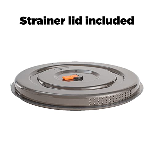 5-Liter Camping Pot with FluxRing and Lid for Backpacking Stoves