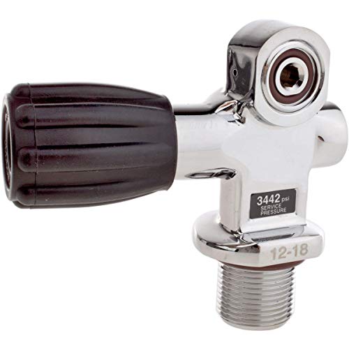 XS Scuba Thermo Pro DIN/Yoke Scuba Tank Valve 3442 PSI for Nitrox & Air