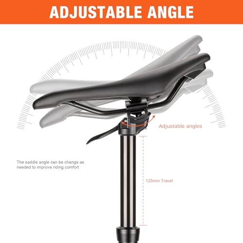 KONG MING CAR 31.6mm Dropper Seat Post 400mm Travel Aluminum MTB Bike Part